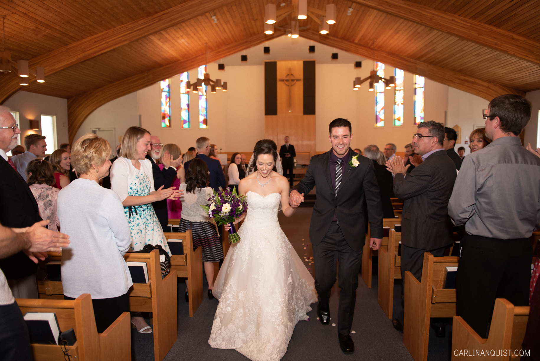 Wedding Recessional | Varsity Acres Presbyterian Church Wedding