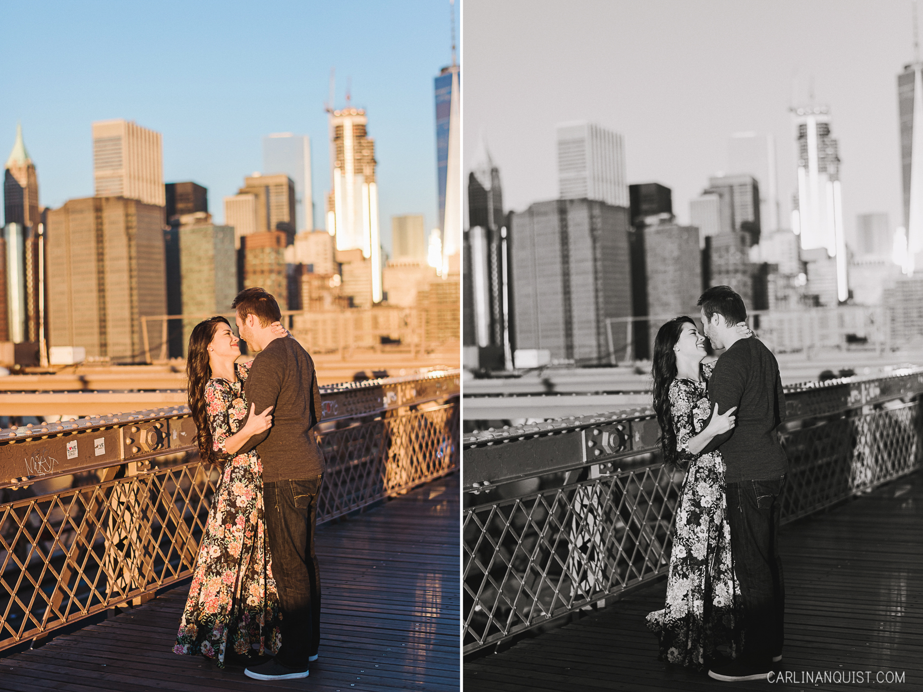 Brooklyn Bridge Sunrise Anniversary Photos