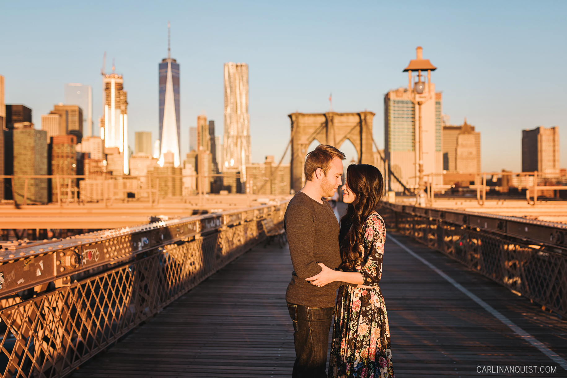 Brooklyn Bridge Sunrise Anniversary Photos