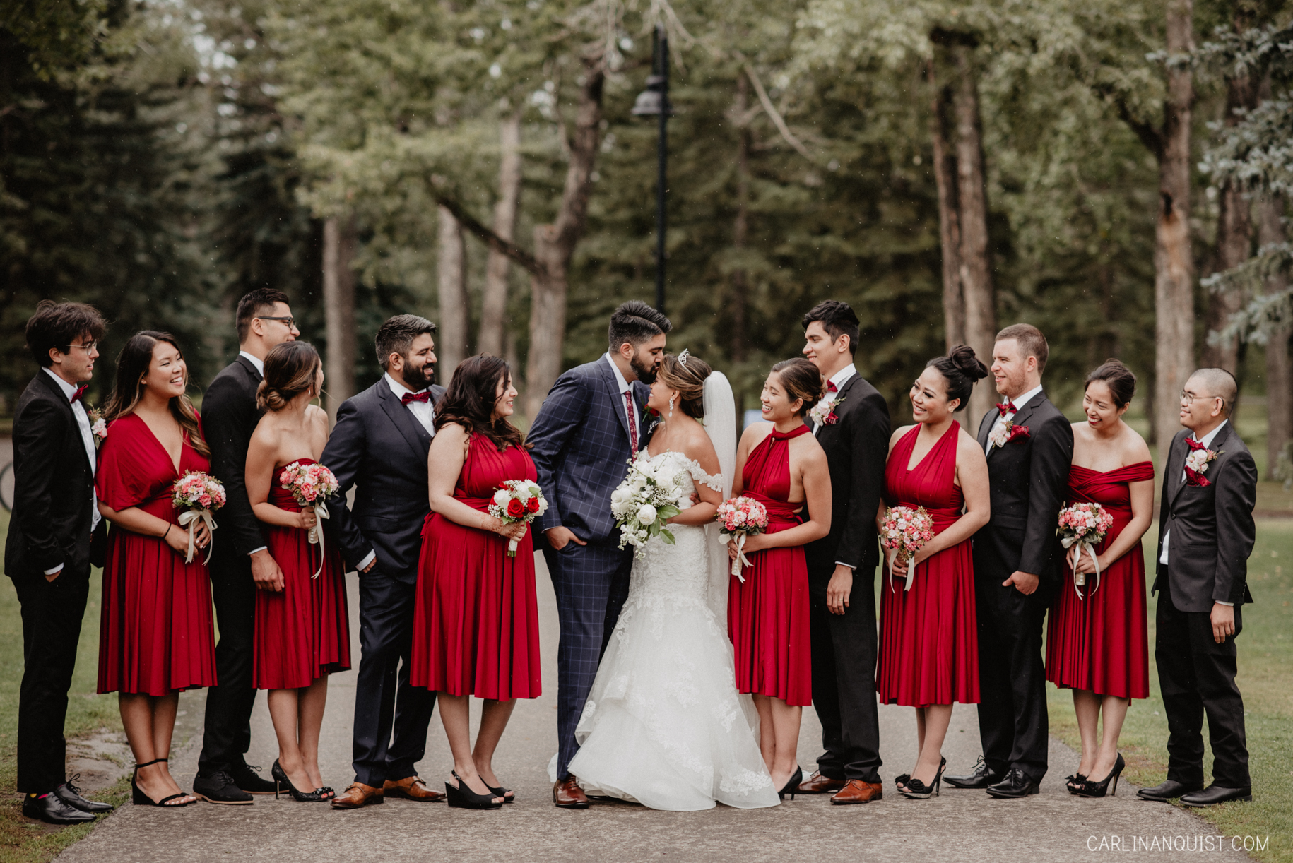 Bridal Party - Catholic/Sikh Wedding Photographer Calgary