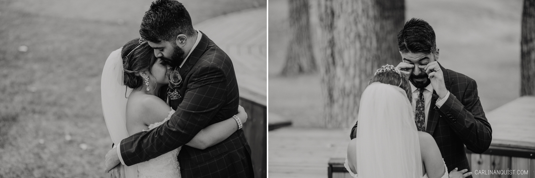 Exchanging Vows - Bride & Groom Portraits - Catholic/Sikh Wedding Photographer Calgary