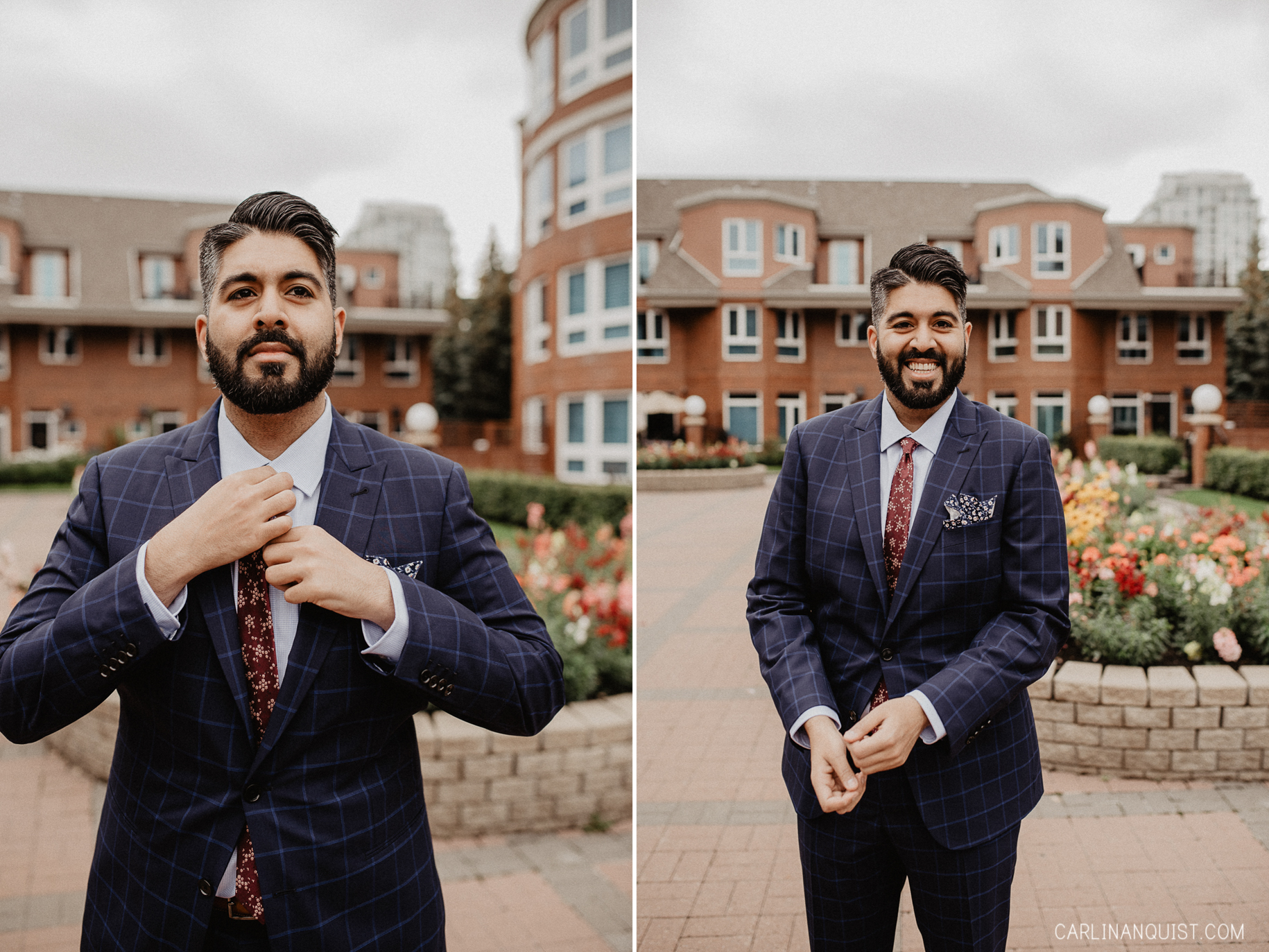 Groom Portraits - Catholic/Sikh Wedding Photographer Calgary
