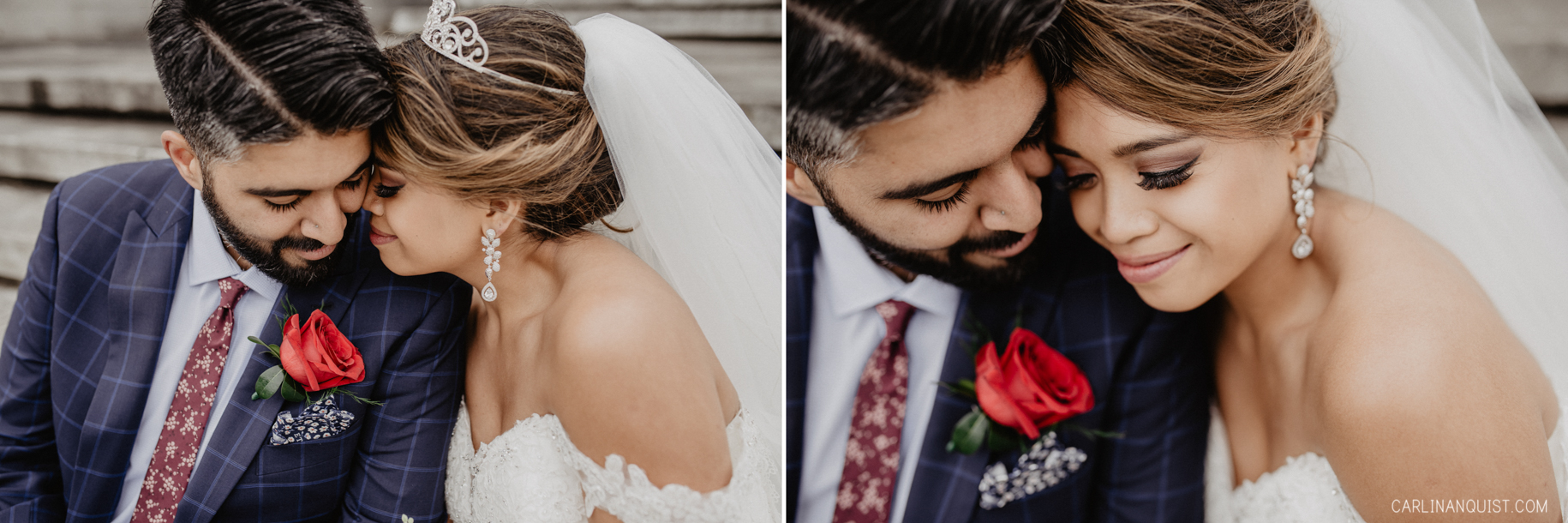 Bride & Groom Portraits - Catholic/Sikh Wedding Photographer Calgary