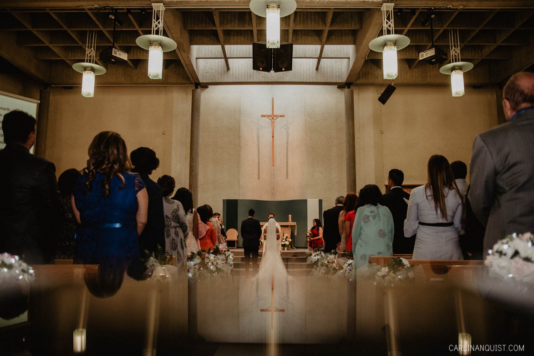 Catholic Wedding Ceremony at St Luke's Calgary
