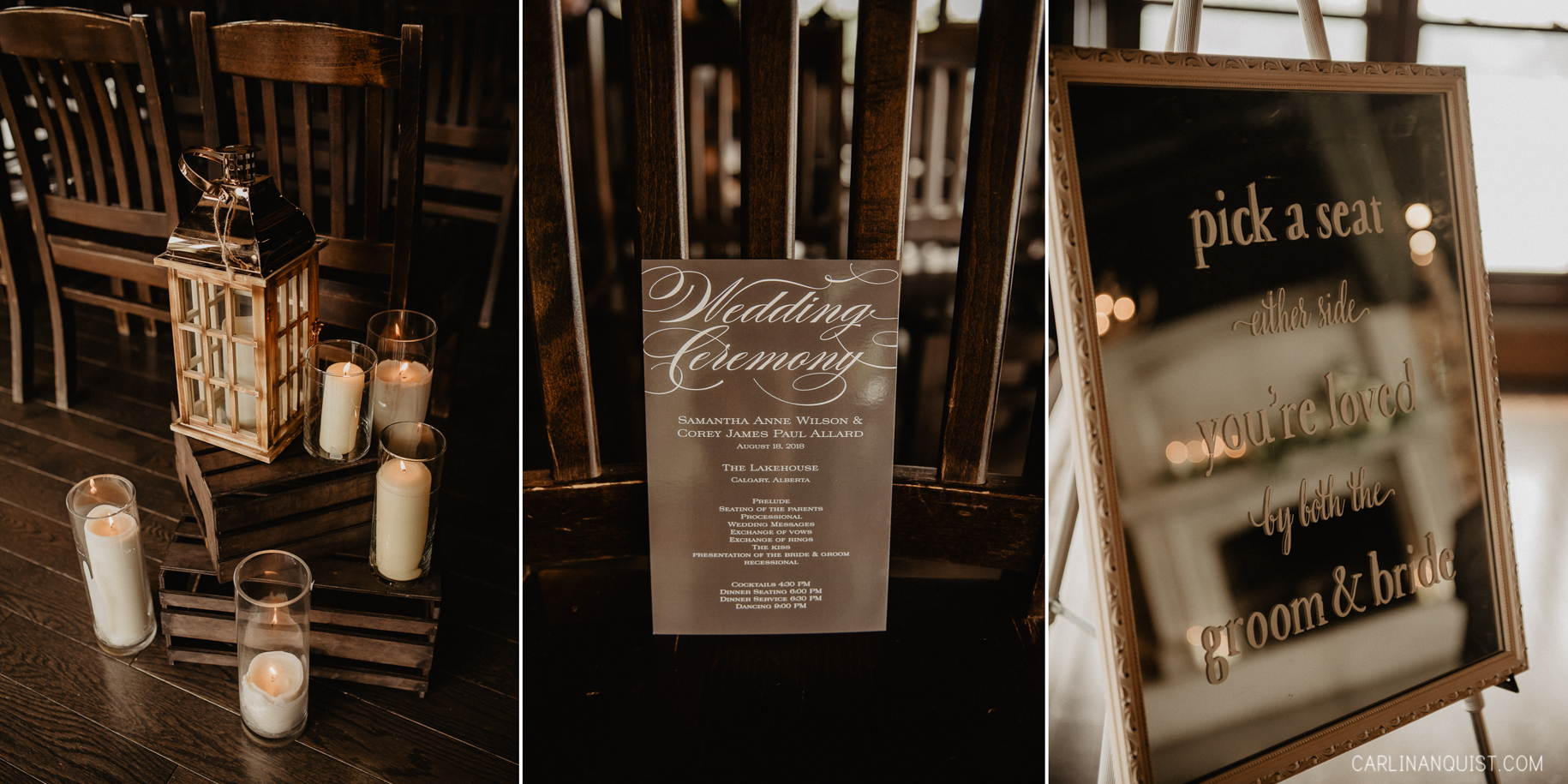 Ceremony Details | The Lake House Wedding Photographer