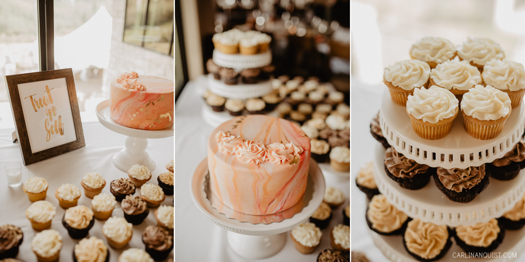 Wedding Cake & Cupcakes | Sirocco Golf Club Wedding Photos