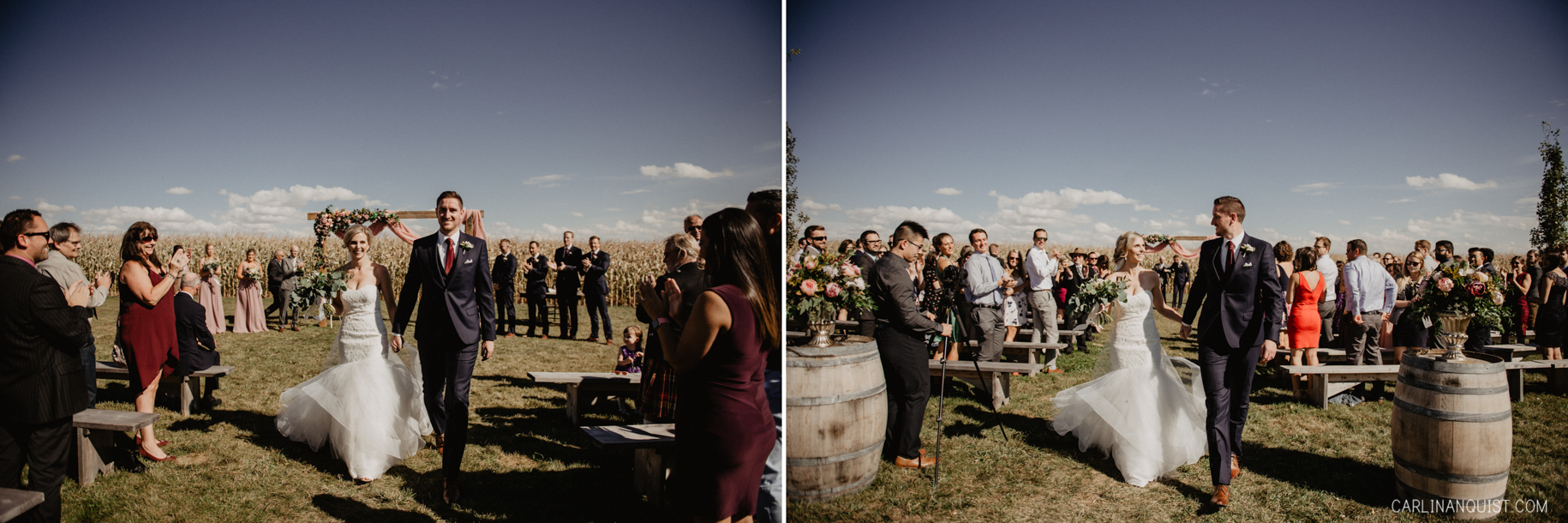 Recessional | Willow Lane Barn Wedding Photos