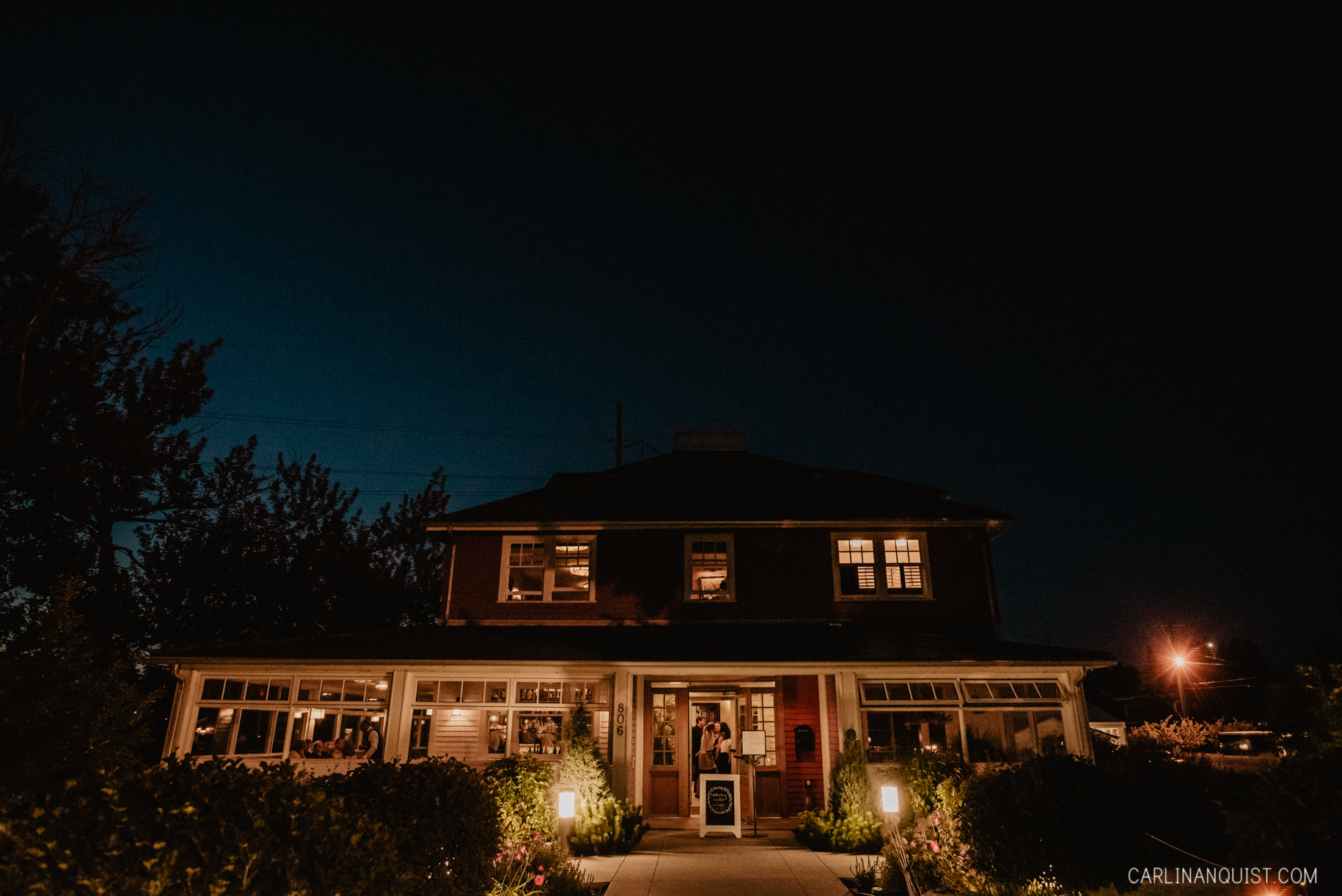 Deane House at Night | Deane House Wedding Photographer