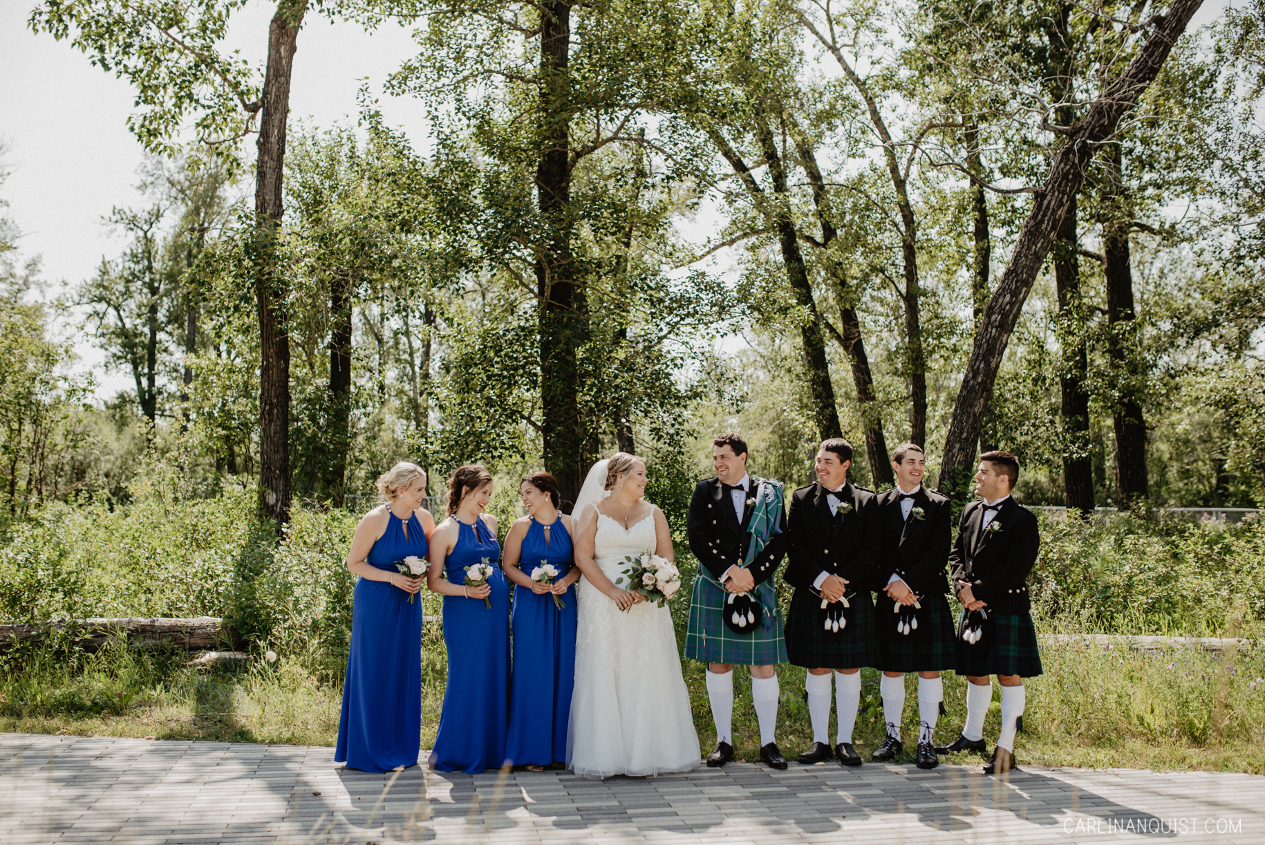 Calgary Scottish Wedding | Bridal Party