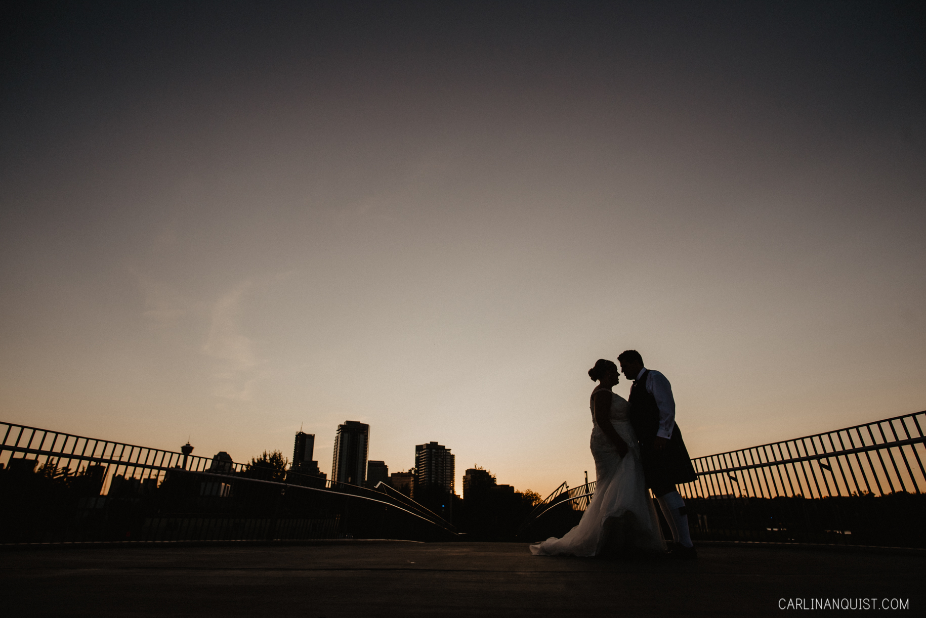 Wedding Silhouette | Calgary Wedding Photographer