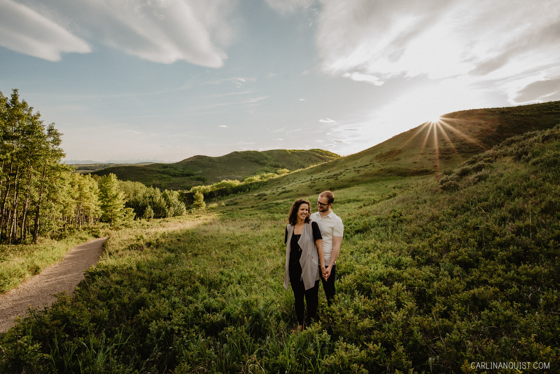 Glenbow Ranch Provincial Park Engagement Photo