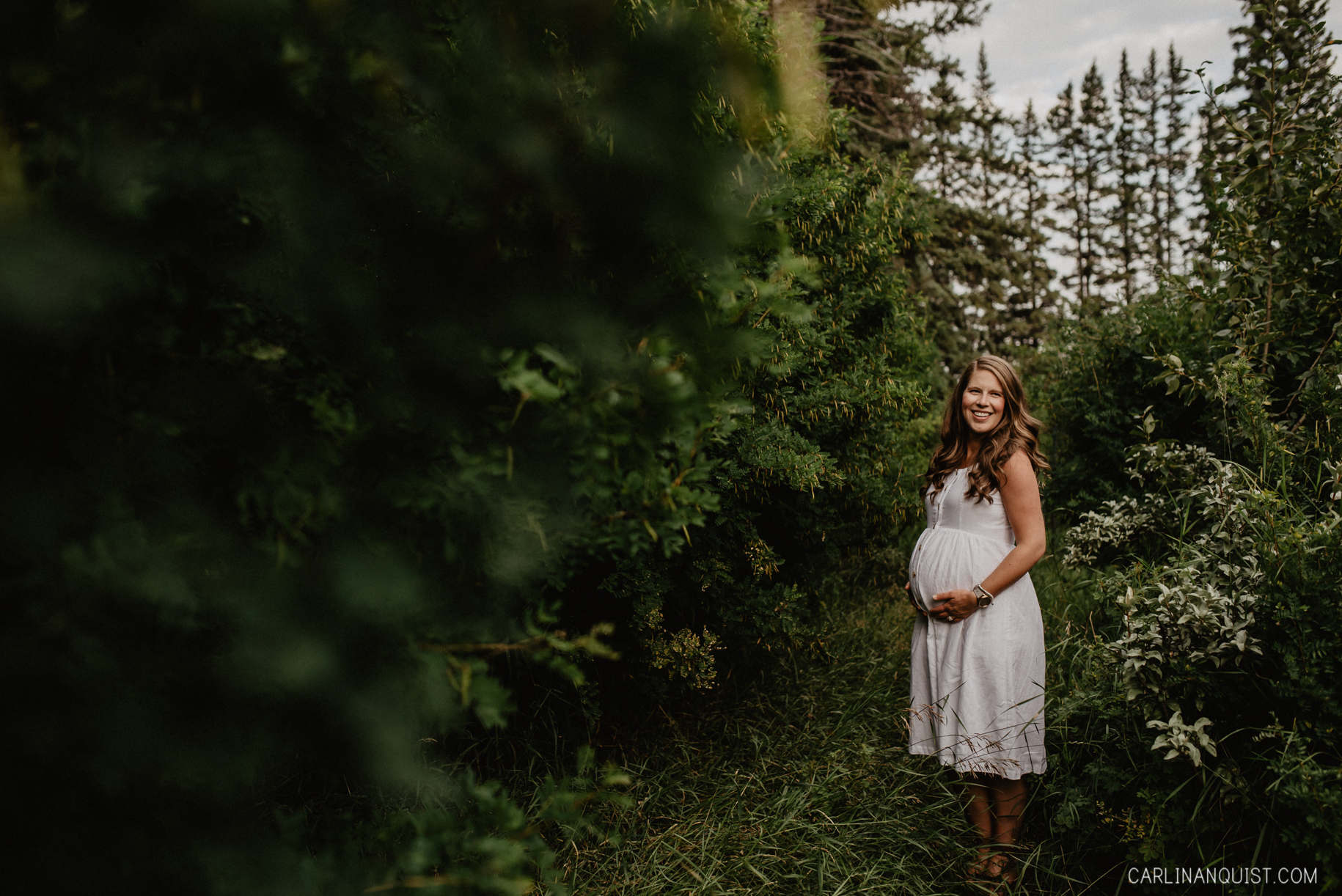White Dress | Pregnancy Photos