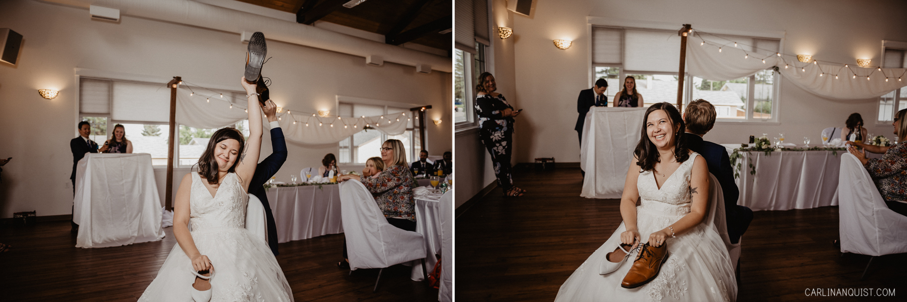 Shoe Game | Bowness Scout Hall Wedding