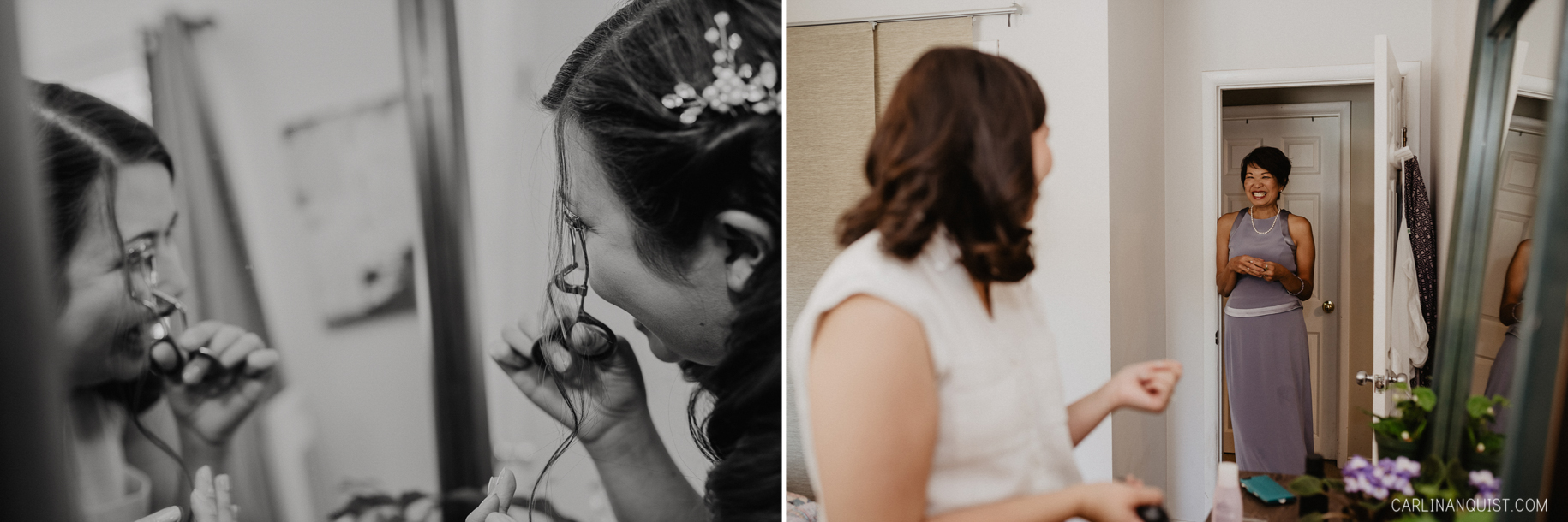 Bride Doing Makeup