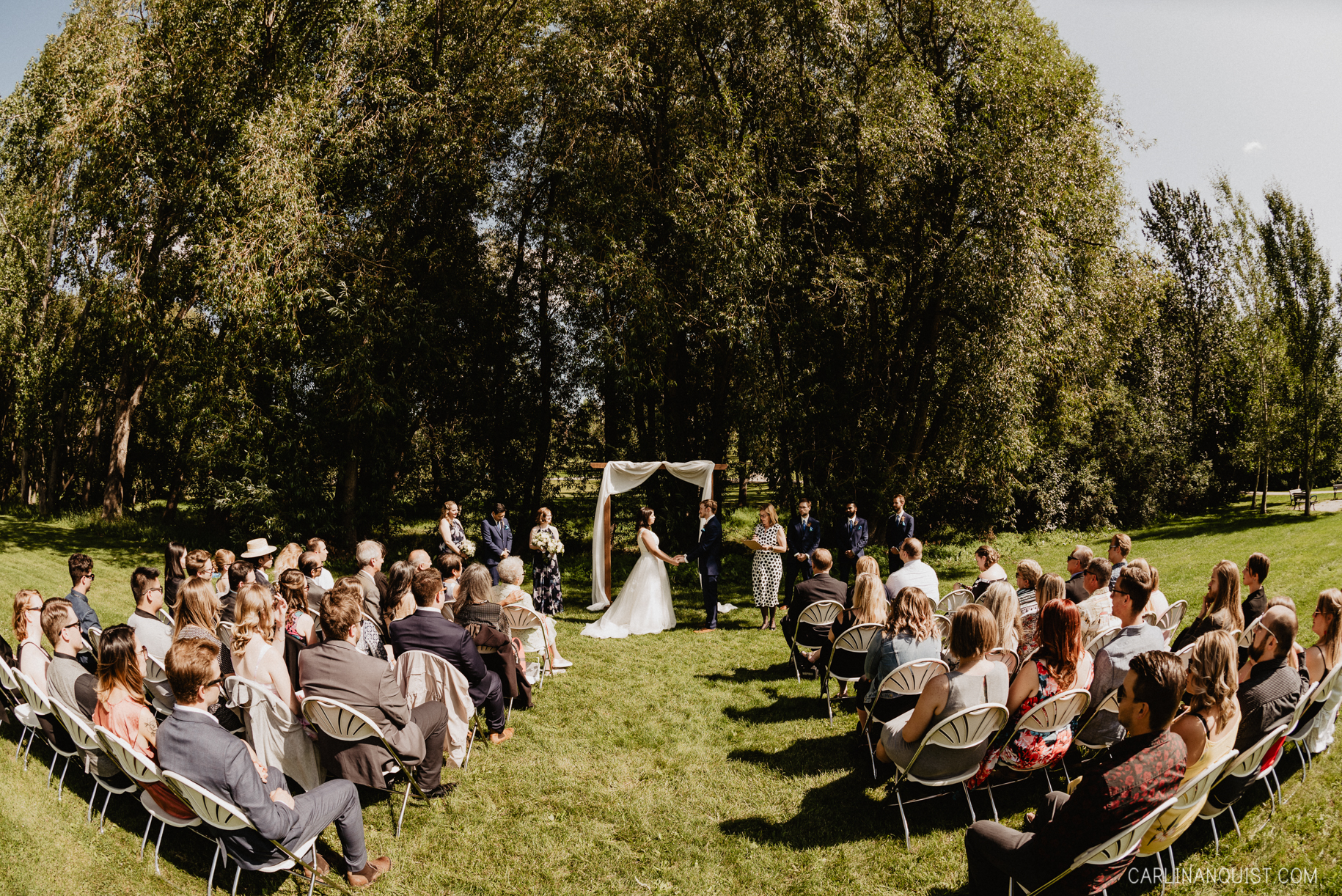Confederation Park Wedding Ceremony