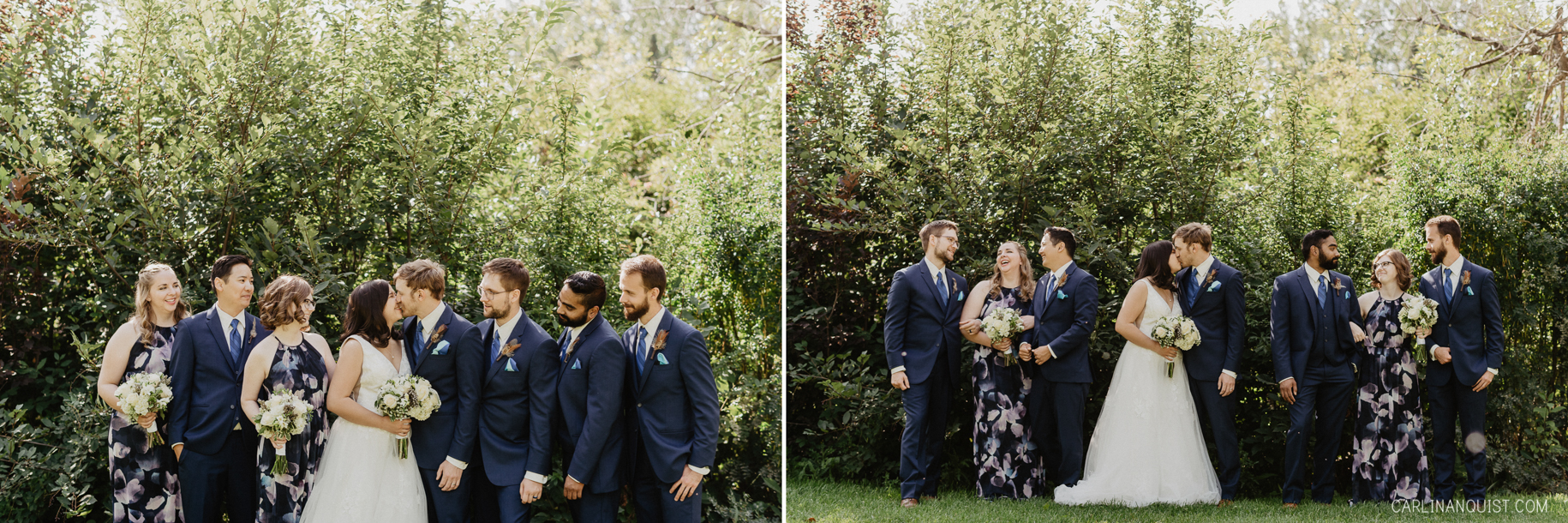 Fun Bridal Party Photos | Calgary Wedding Photographer 