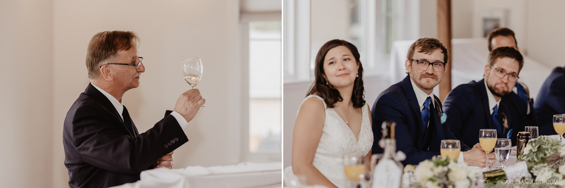 Toast to the Groom | Bowness Scout Hall Wedding