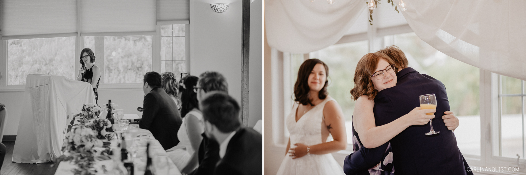 Wedding Toast to the Bride | Bowness Scout Hall Wedding
