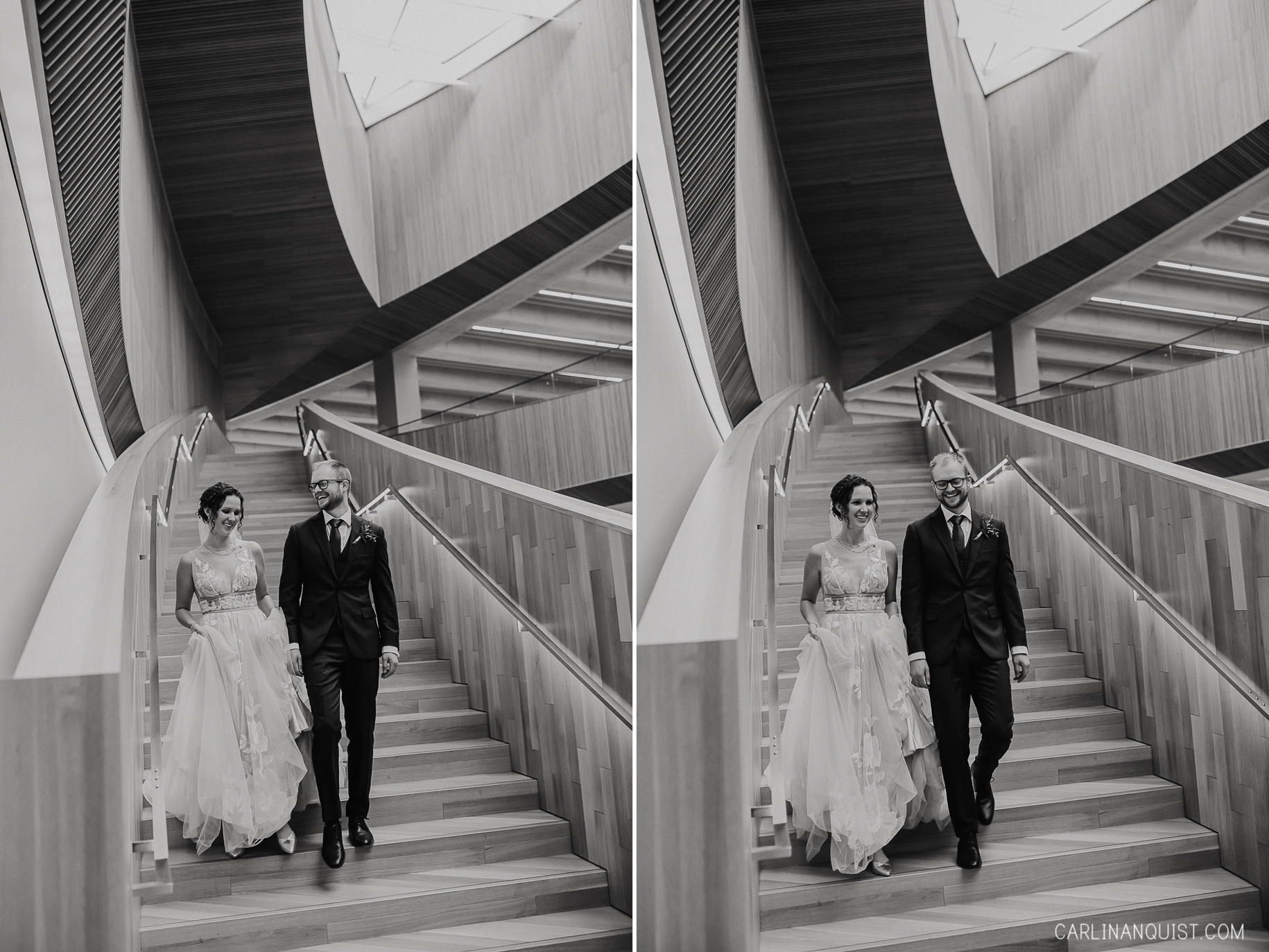Calgary Central Library Wedding Photos