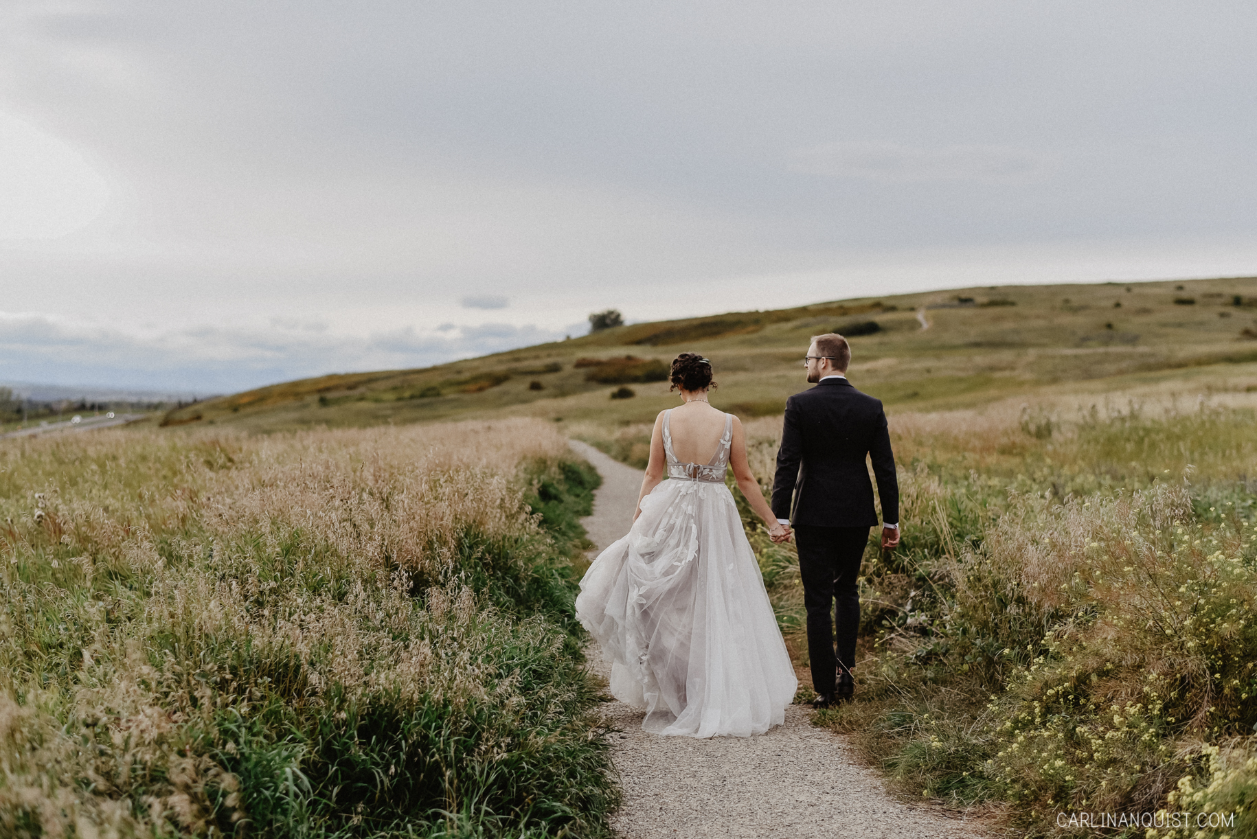 Bride & Groom Walking | First Baptist Church Wedding Photographer