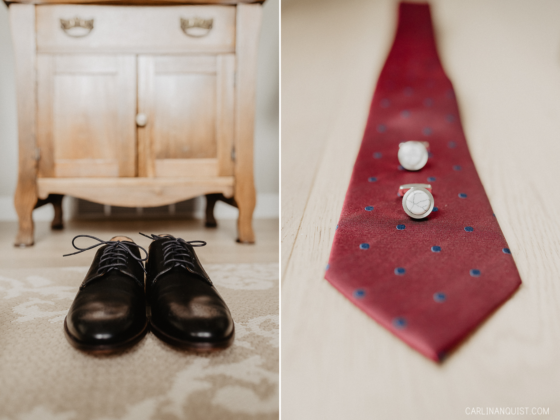 Groom's Shoes and Details