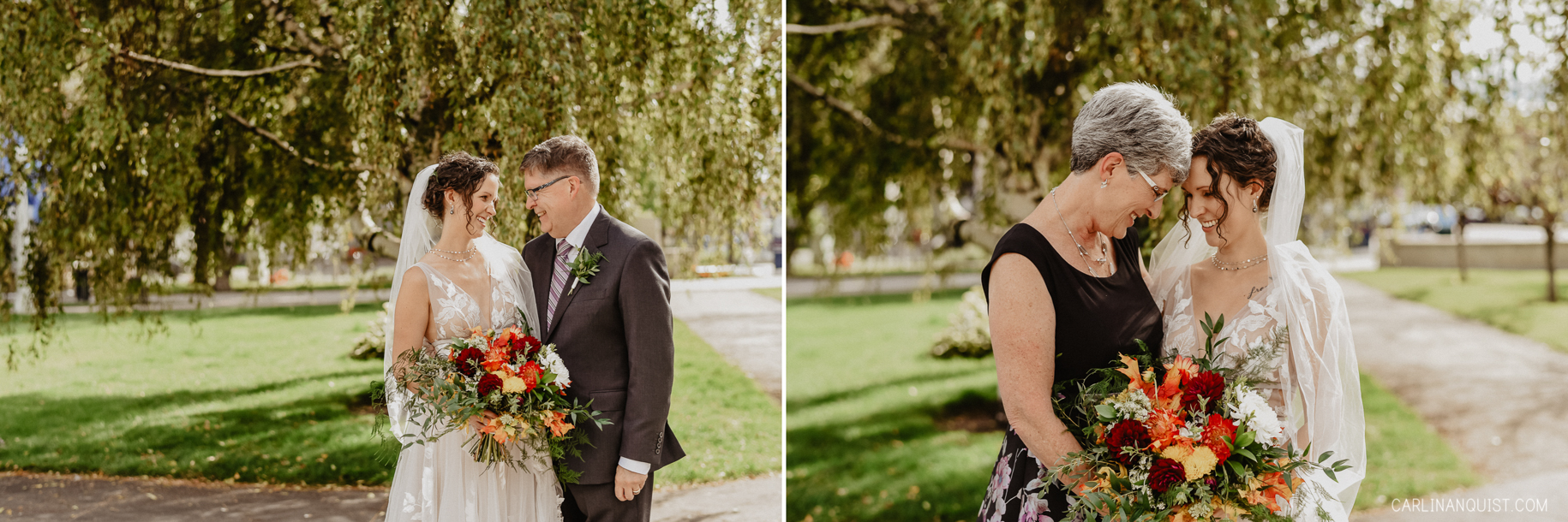 Bride with Parents | Calgary Wedding Photographers