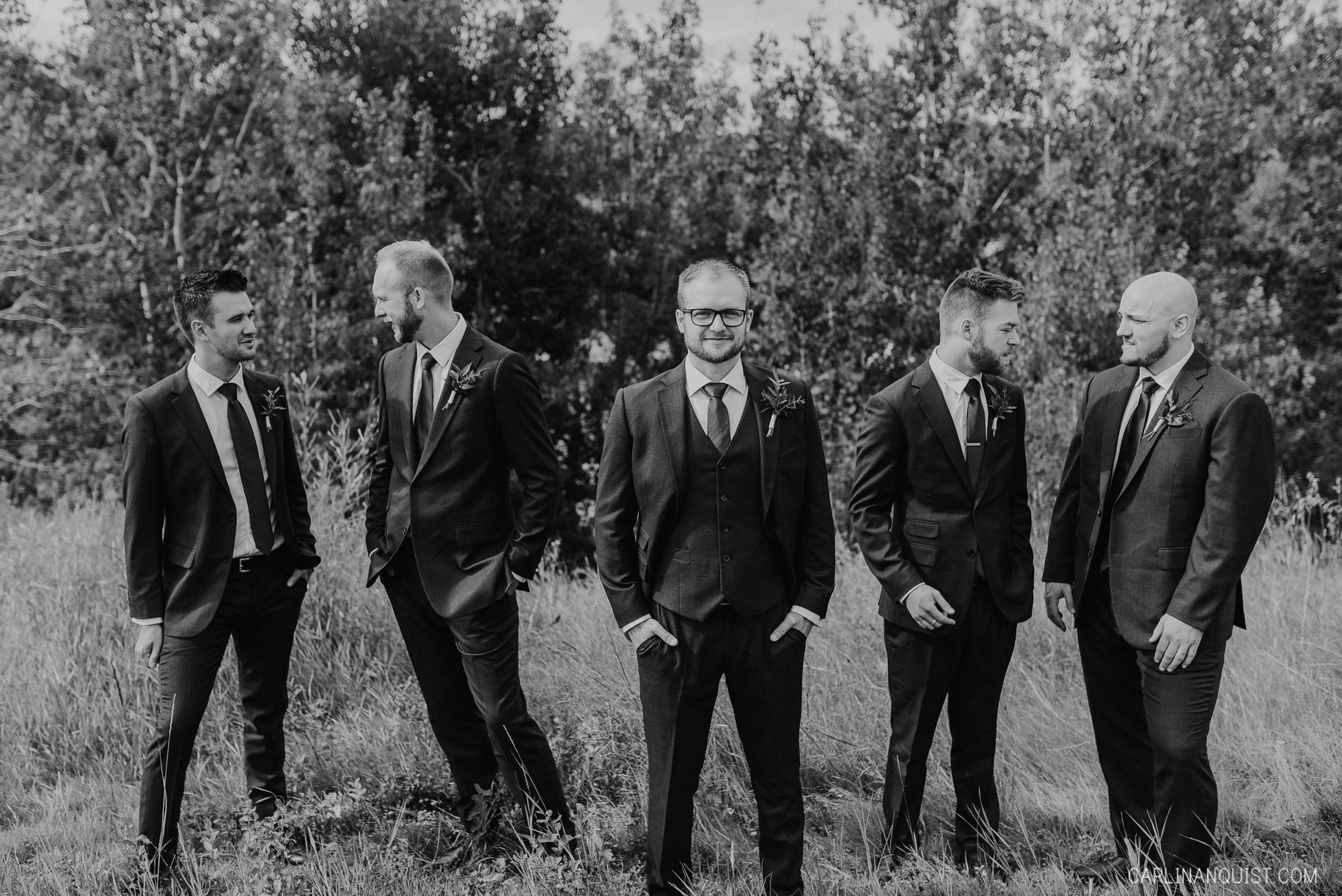Groomsmen | Calgary Wedding Photographers