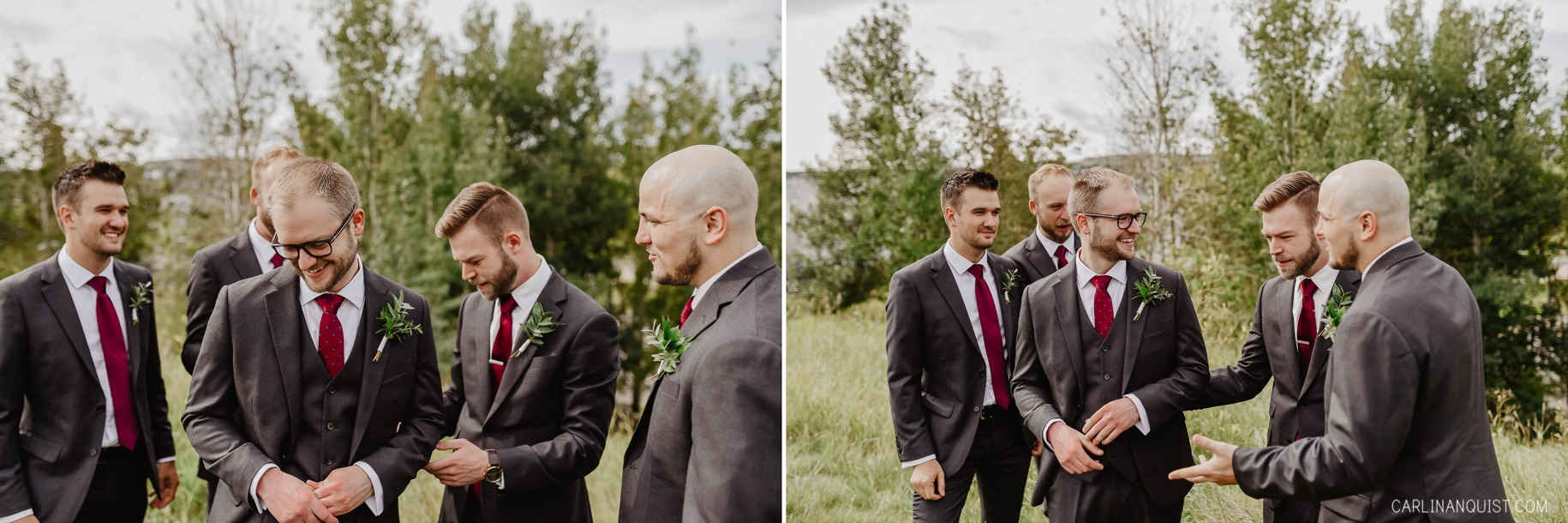 Groom & Groomsmen | Calgary Wedding Photographers