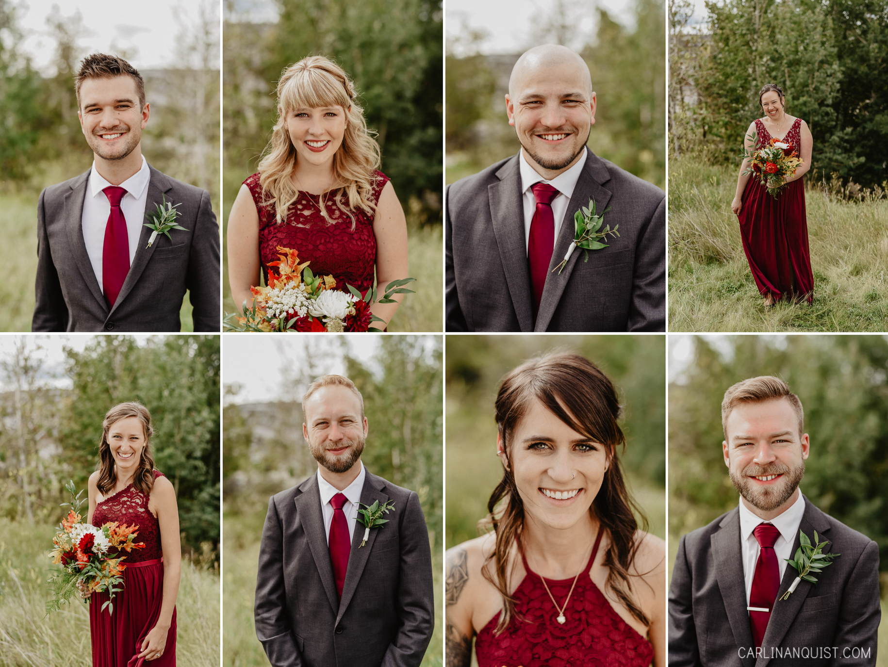Bridal Party Headshots | Calgary Wedding Photographers