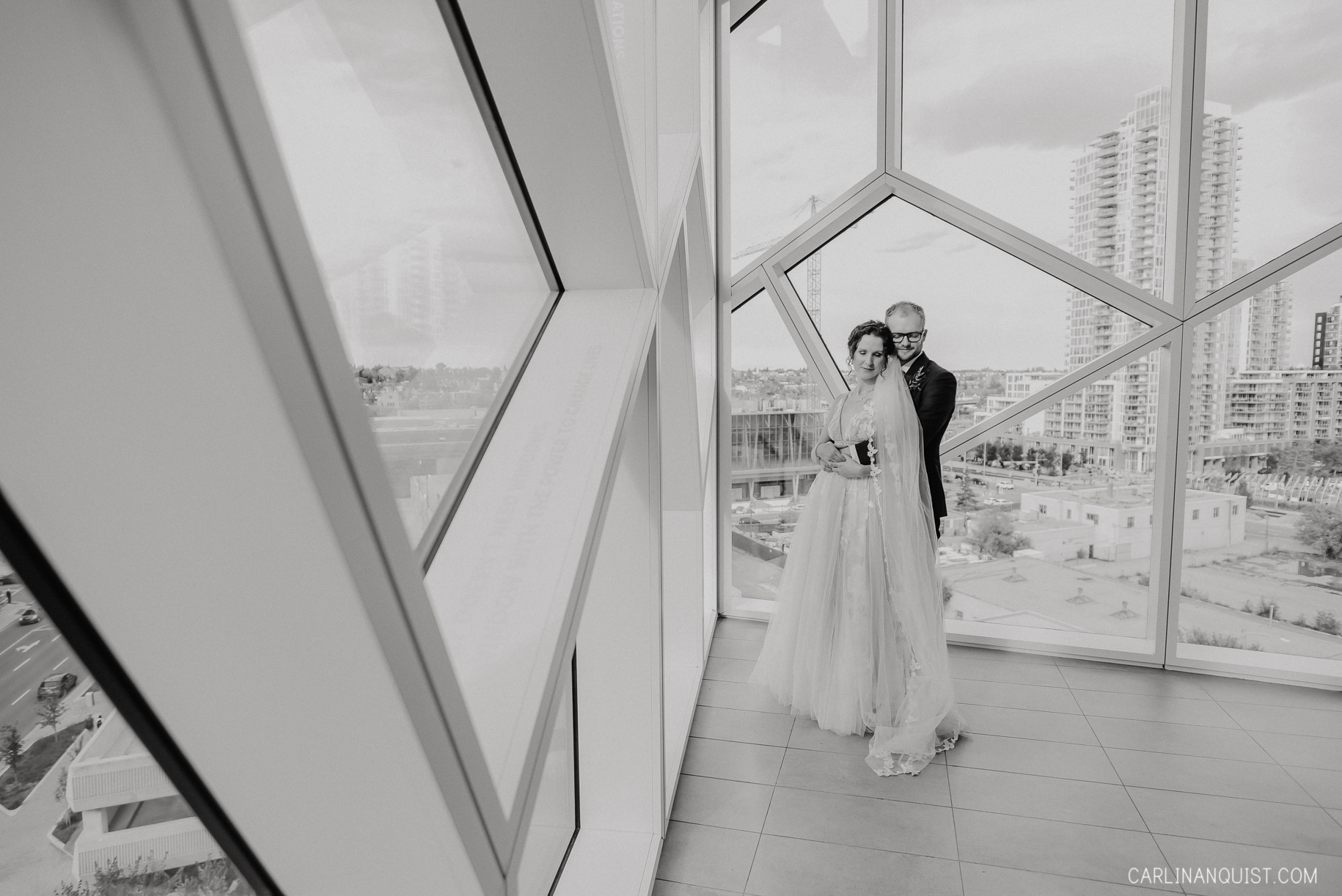 Calgary Central Library Wedding Photos